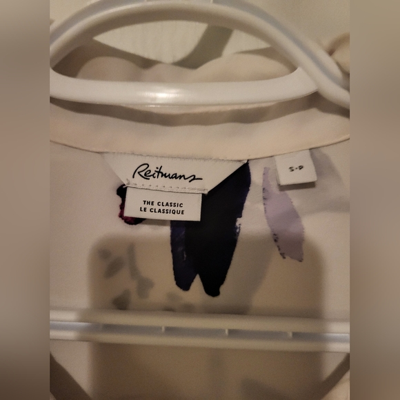 Reitmans Dress Shirt, Small, Multi Colour (Blue/White/Pink) - Picture 3 of 3